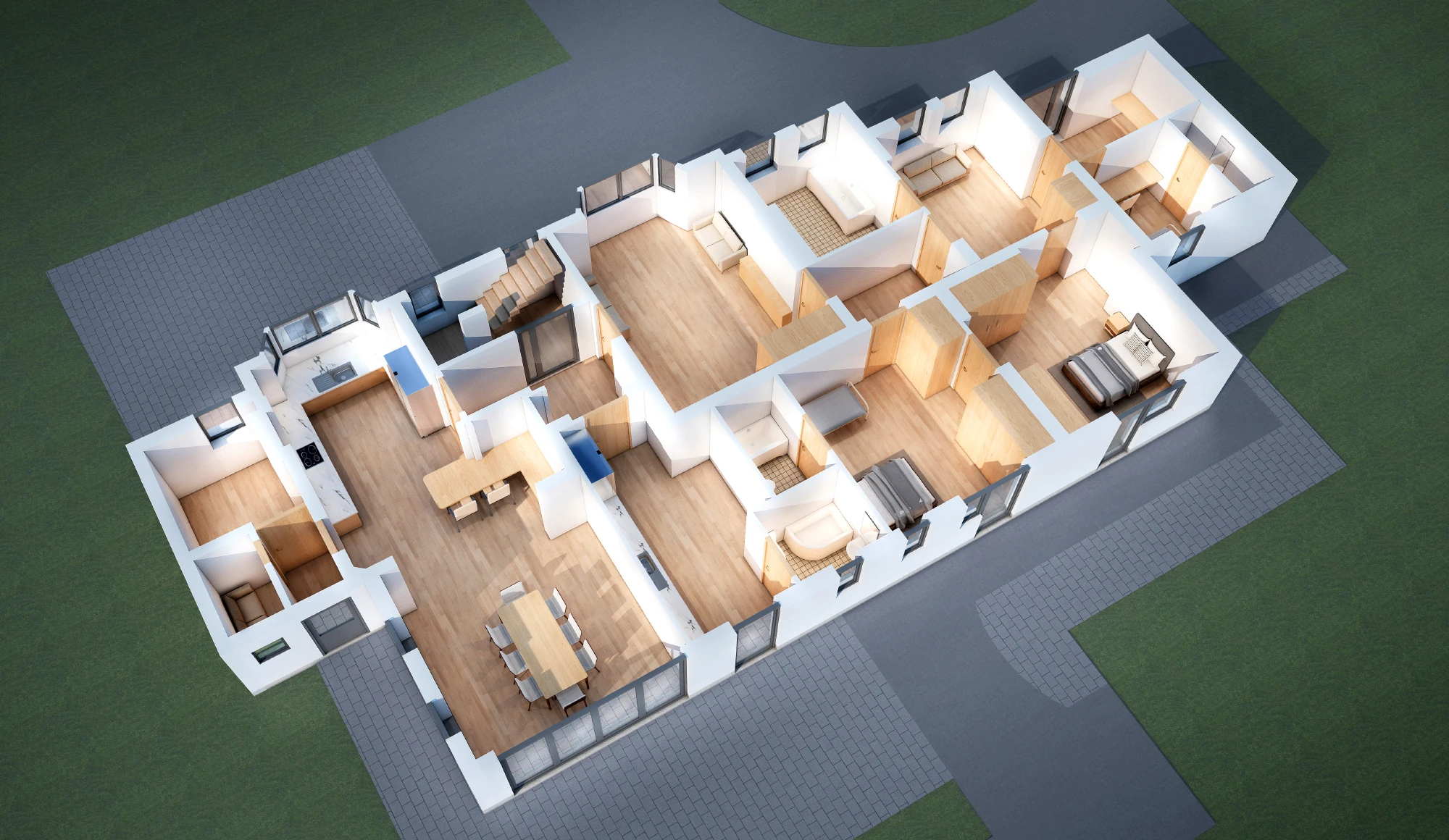 Uplands Road 3D Floorplan