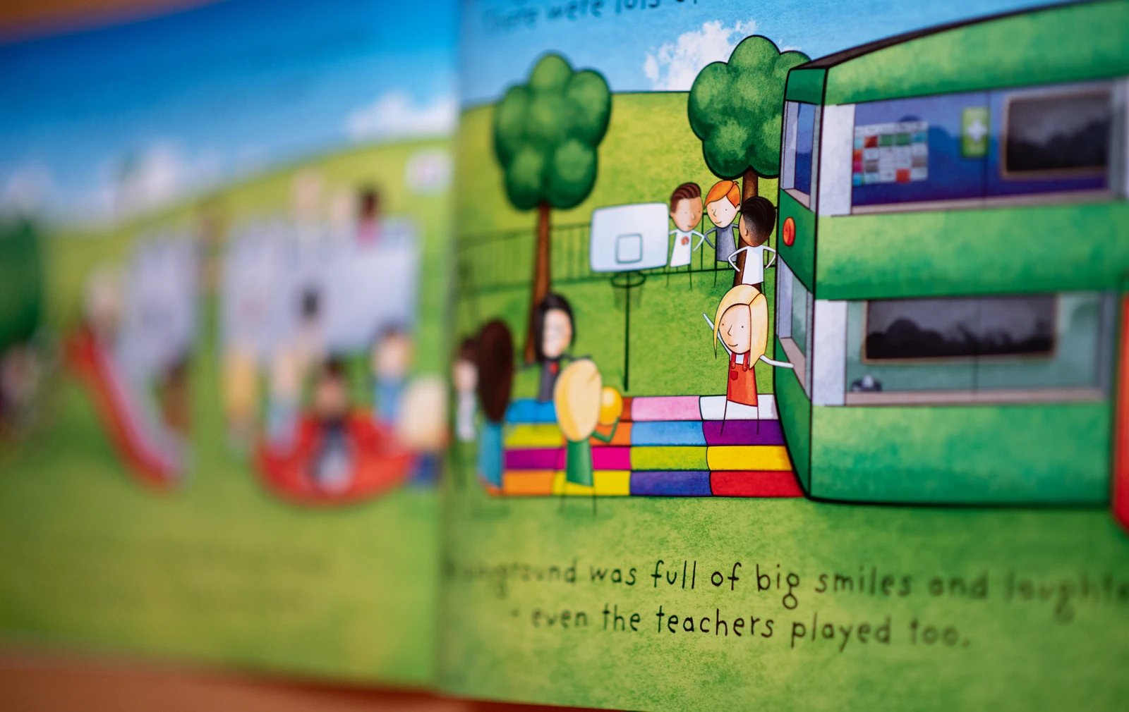When I Grow Up: The Big Build illustrated page spread