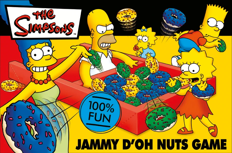 Simpsons Jammy Doh Nuts Game