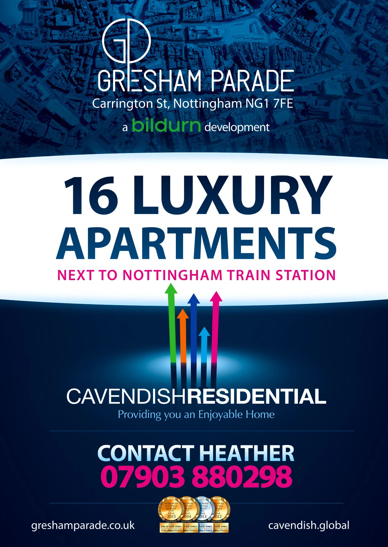 Cavendish Lettings Gresham Parade Ad
