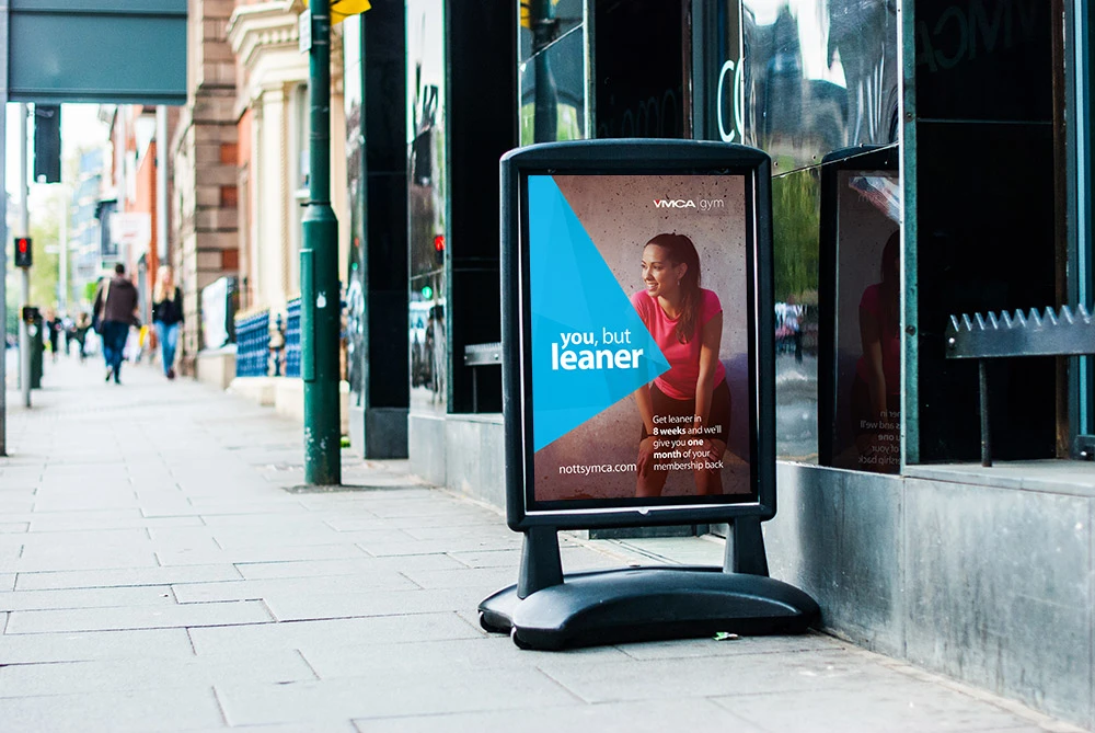 YMCA Gym A-Board