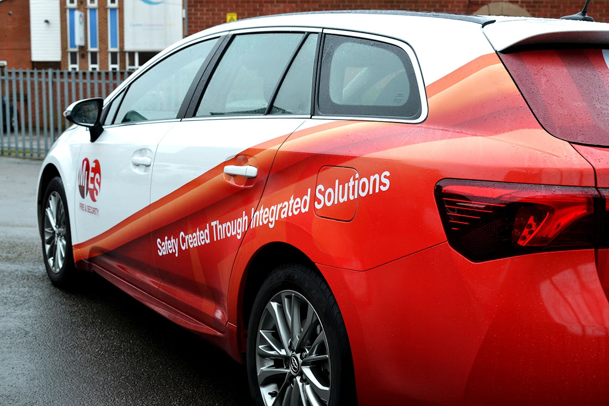 MIES Fire & Security Fleet Wraps