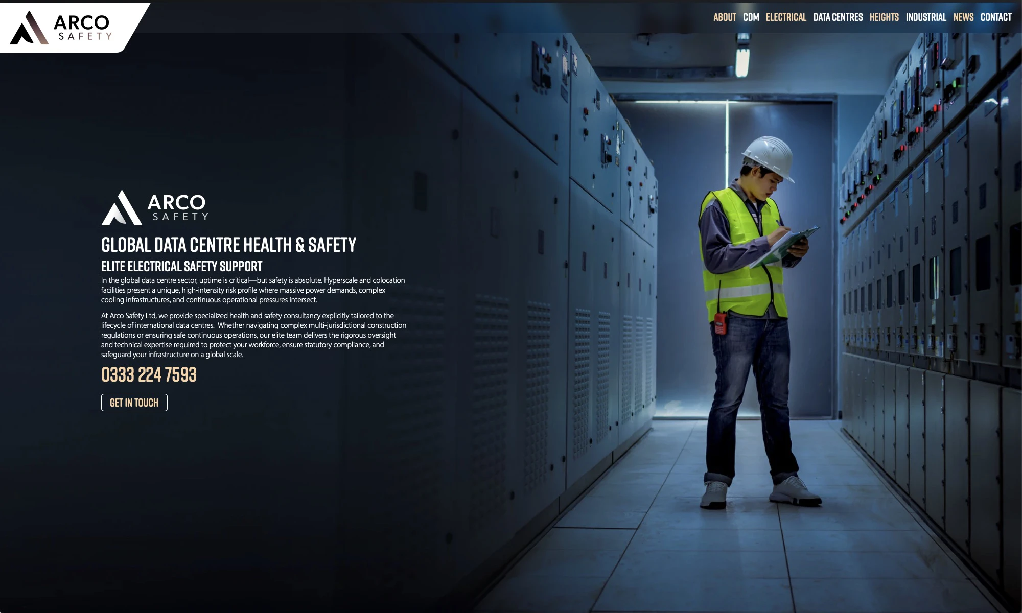 Arco Safety Ltd Website