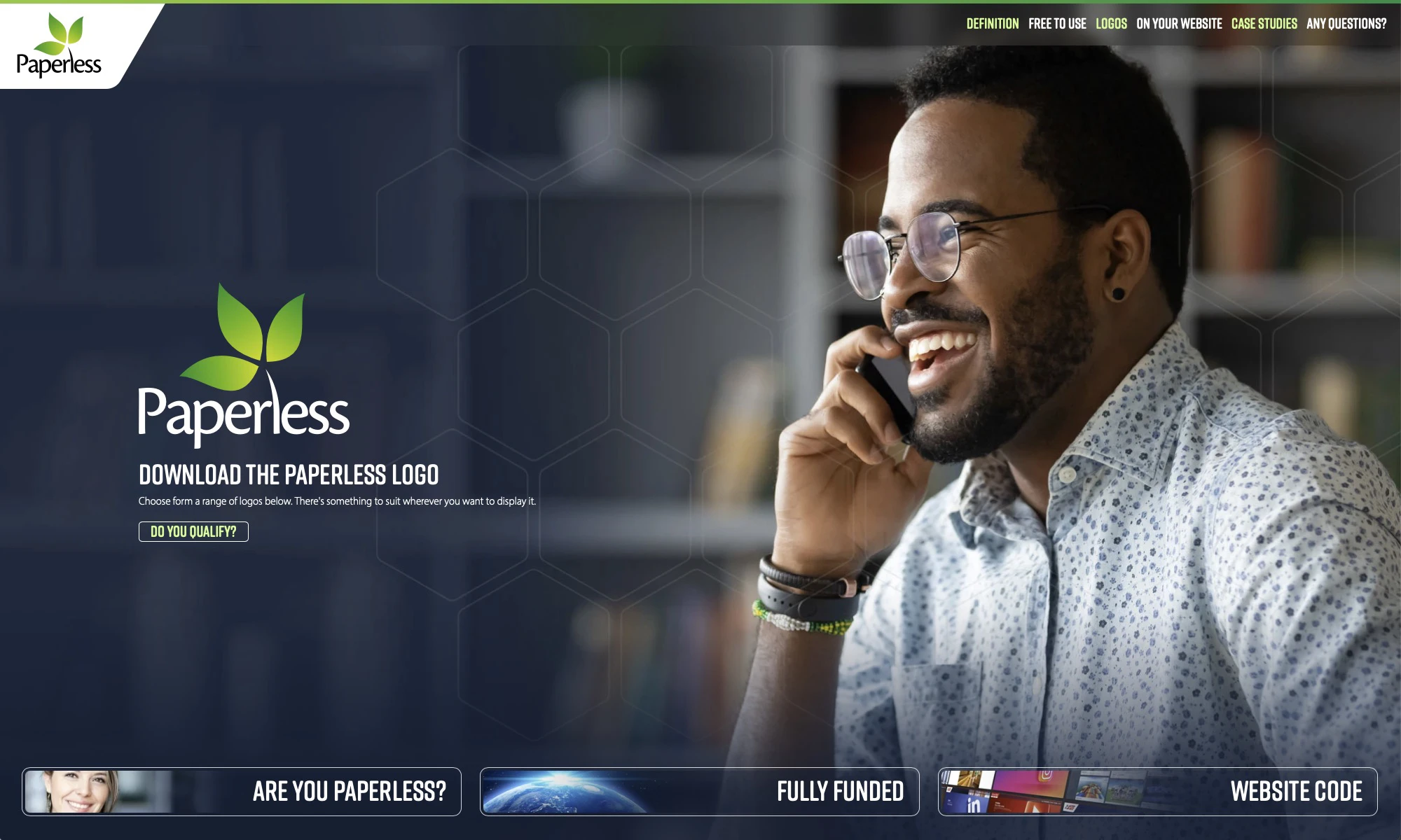The Paperless Logo Website