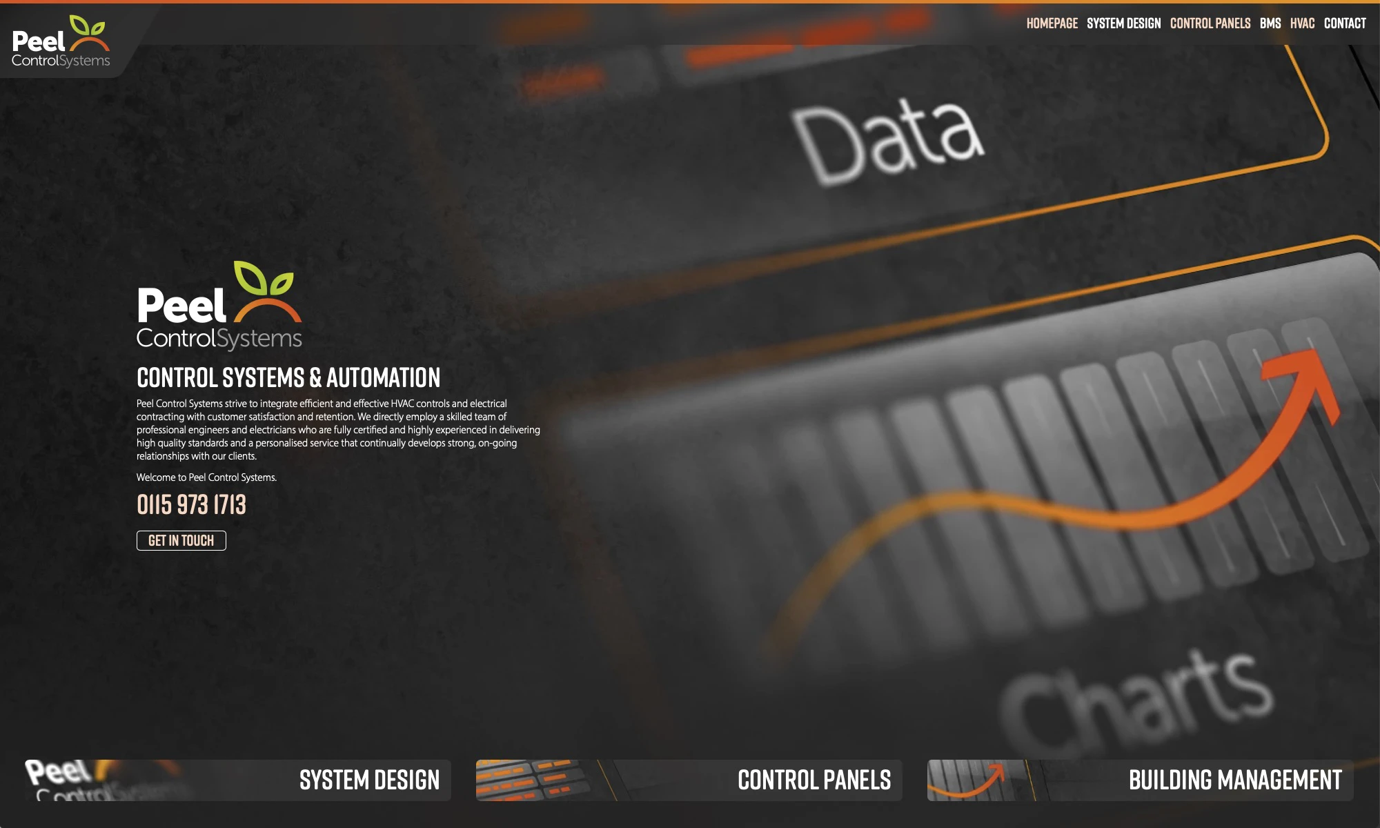 Peel Control Systems Website