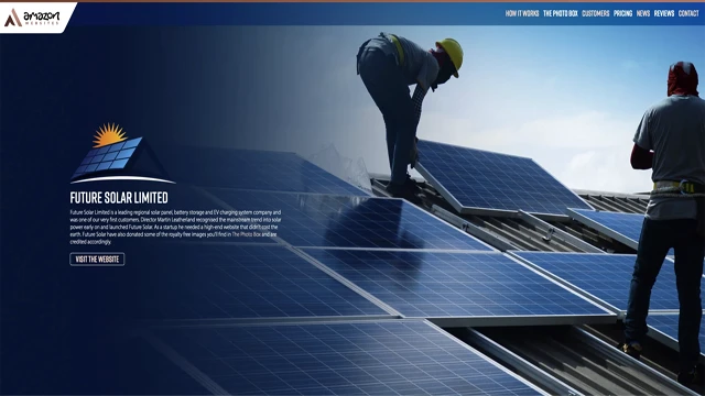 Future Solar website design