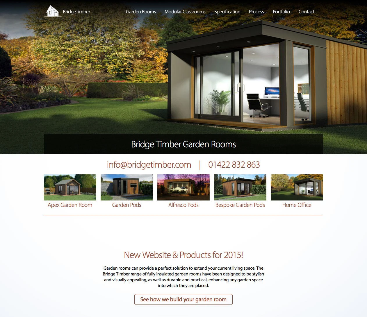 Bridge Timber Garden Rooms Website