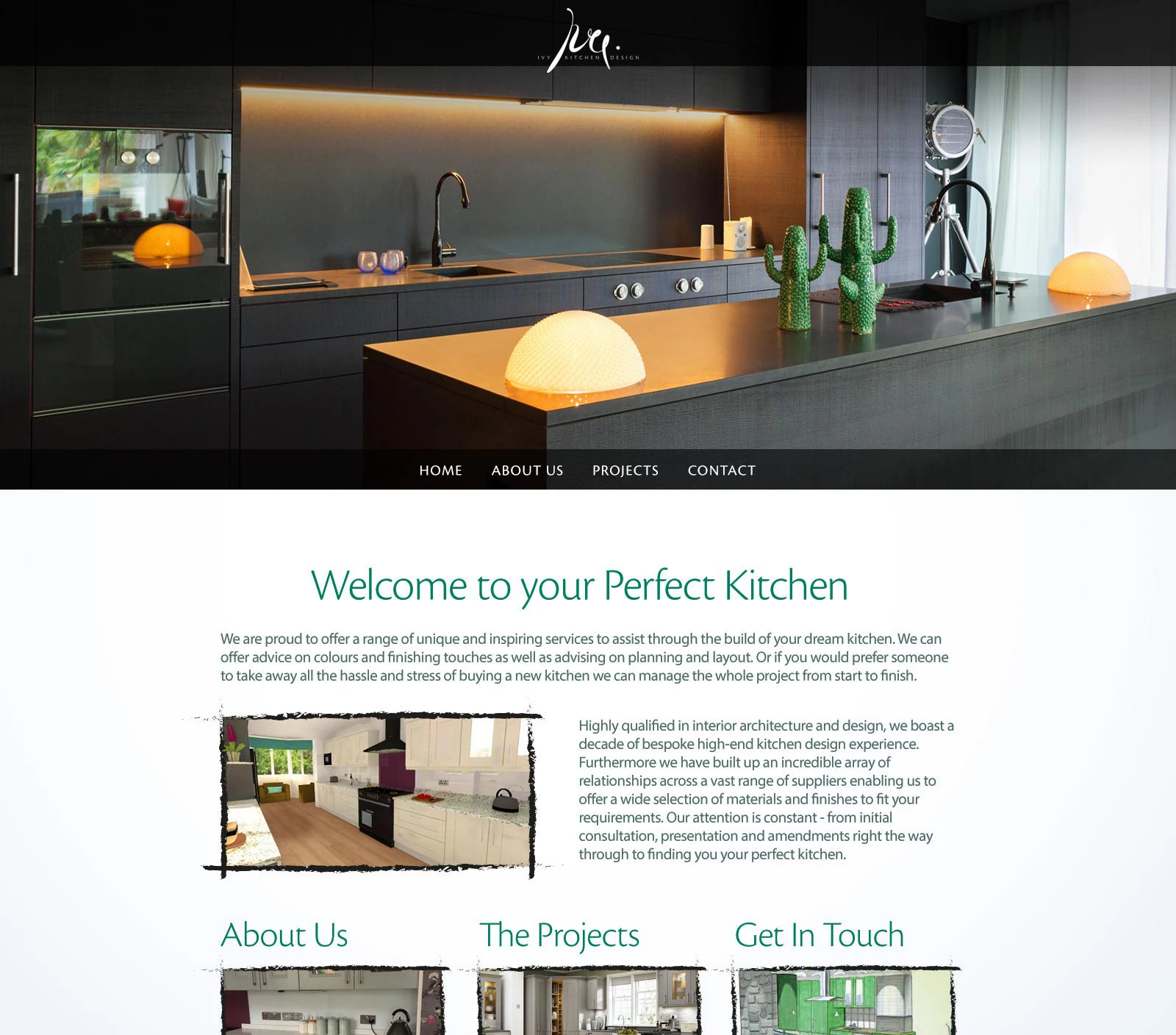 Ivy Kitchen Design Website