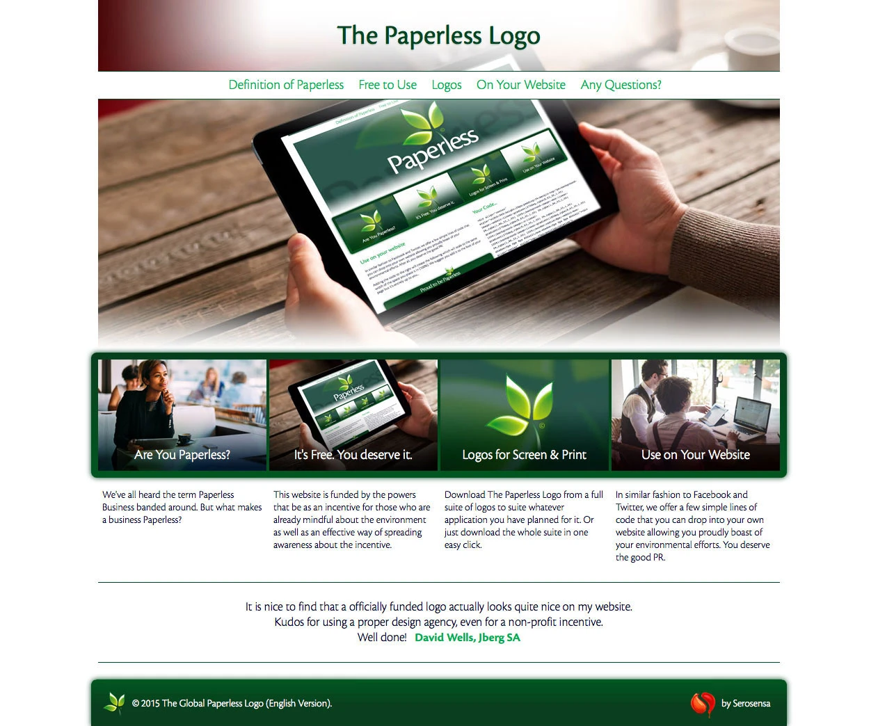 Paperless Logo Website