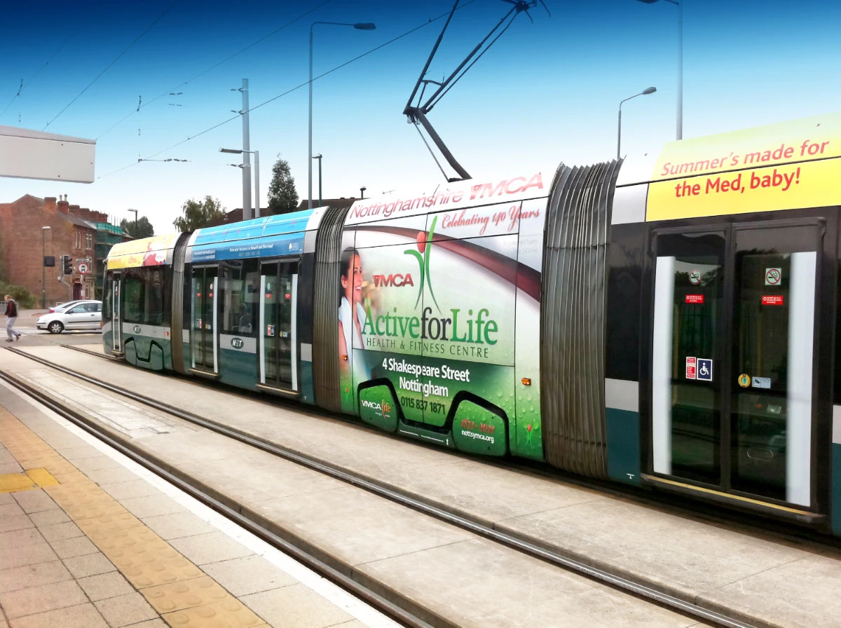 Active for Life Tram Wrap